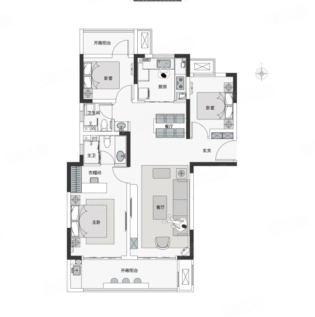 保利和府 准现房 小高楼层视野好 有电梯 双卫生间 商品住宅