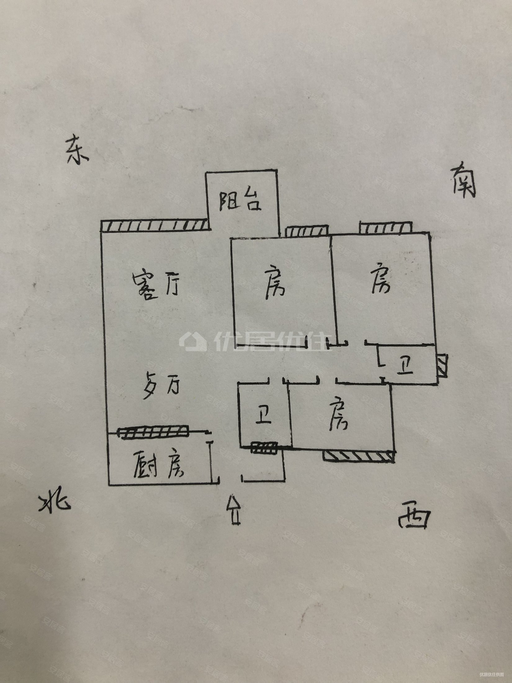 3房2厅2卫精装周末可以看房,万润濠庭二手房,96万,3室2厅,2卫,98平米