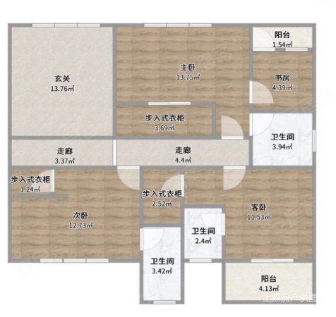 白垤里嘉园(二区)7室2厅6卫498㎡南北1450万