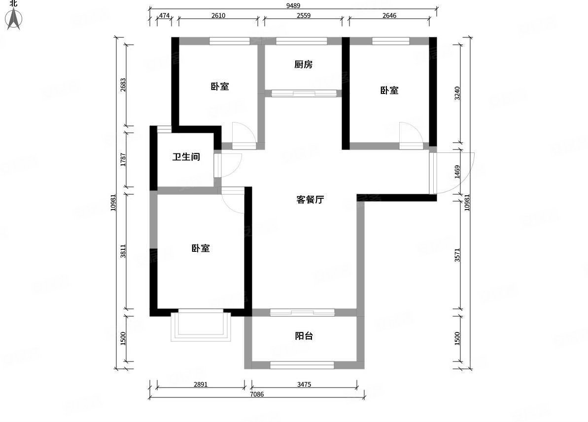 邢台睿户型图片