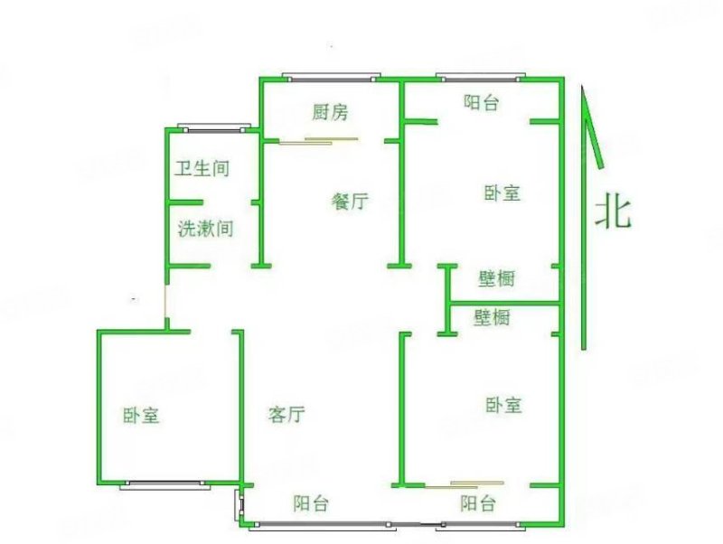 邮电小区3室2厅1卫146㎡南北105万