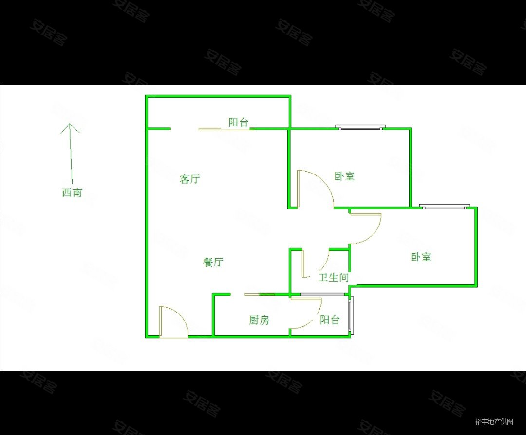 临地铁 正规商品房,江南世家二手房,180万,2室2厅,1卫,82平米-东莞