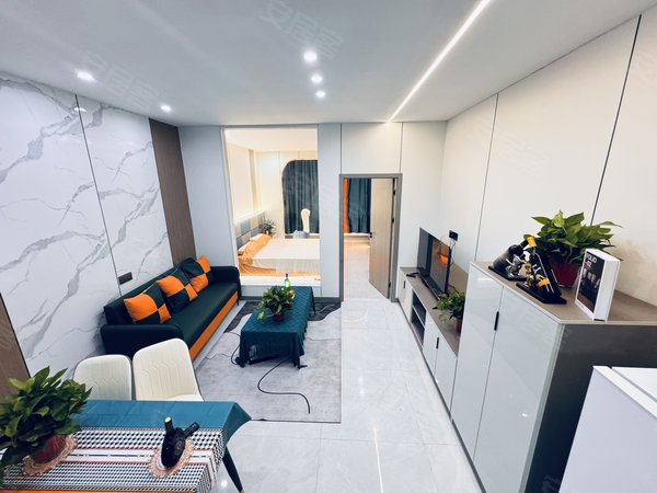 金华东阳东阳江北南岸名城银泰城 河山夜市 轻轨站 一室一厅两室一厅可以可短租可月付出租房源真实图片