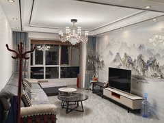 鄂尔多斯伊金霍洛旗郡王府广场阳光家园电梯四楼精装修两室两厅一卫包物业供暖2万出租房源真实图片