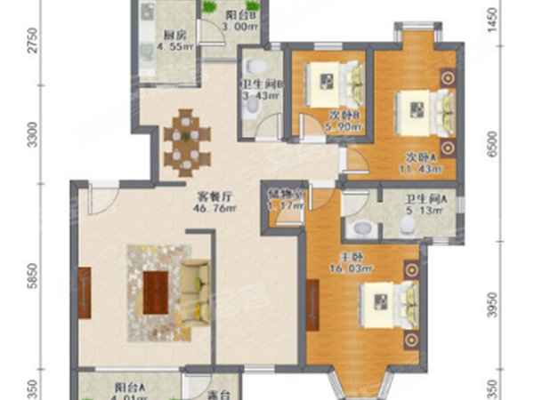 【多图】首开常青藤(d区),东坝租房,新上 我有钥匙 常青藤三期精装