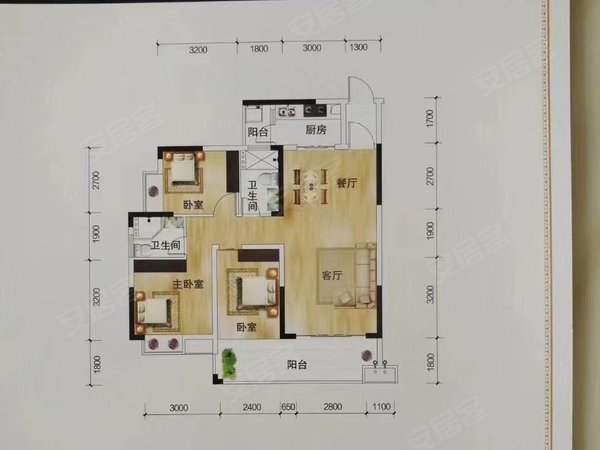 惠州博罗园洲信鸿广场信鸿广场,高层简约风三房两卫出租1800(东西随时