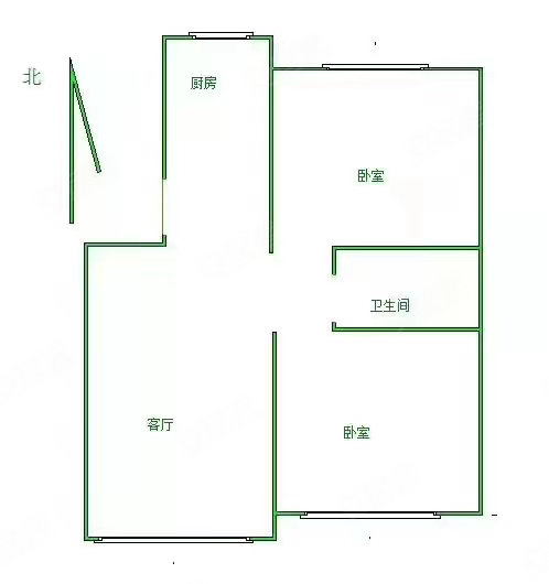 乐园社区3室1厅1卫77㎡南北18万