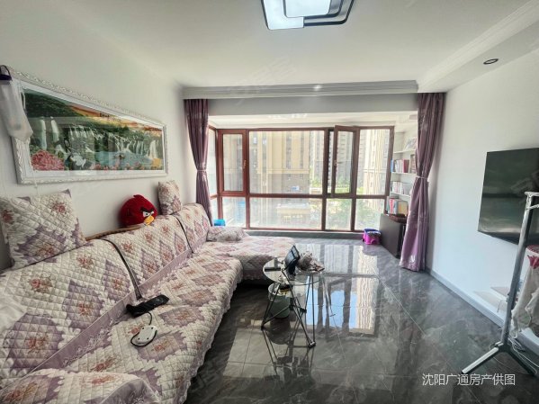 华府丹郡楼龄新的赠送40平露台花园南北通透两室精装