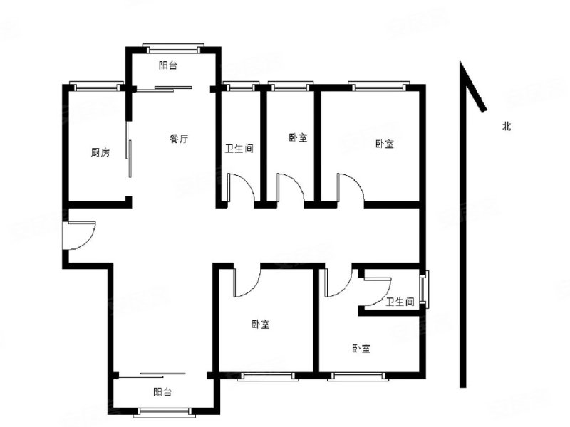 厦门华玺通透四房 双阳台 中等楼层 诚意出售