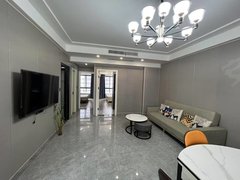 台州温岭城西,宝龙附近精装修二室二卫,家具家电齐全出租房源真实图片