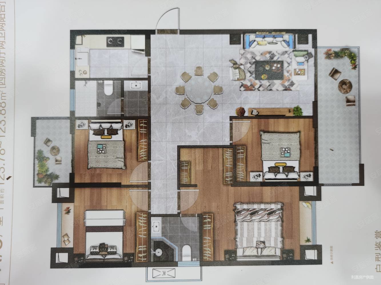 北岸商圈高端品质小区曙光城东三采户型户型方正