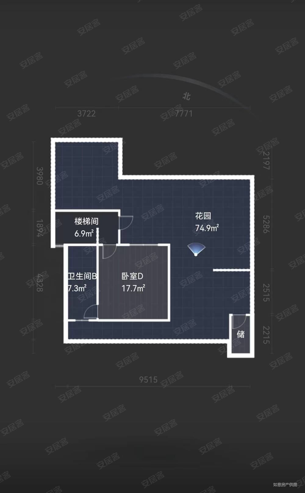 北岭颐园南区4室2厅2卫157㎡南72万