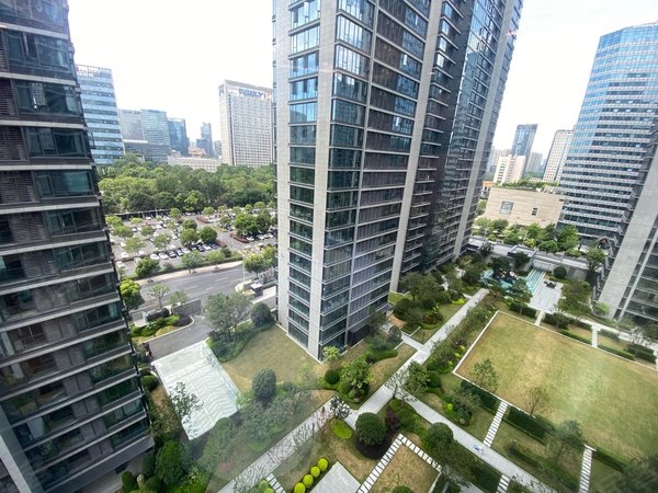 杭州滨江区政府时代滨江丹枫四季滨江丹枫四季 居家直播 大横厅现代风