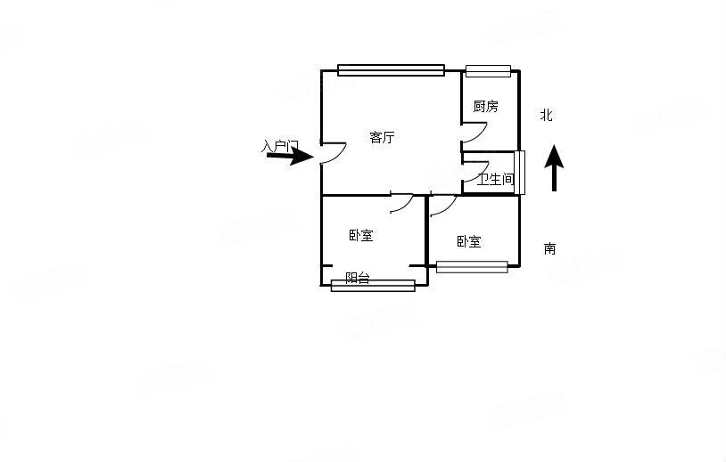 明东社区(378弄)2室1厅1卫72㎡南165万