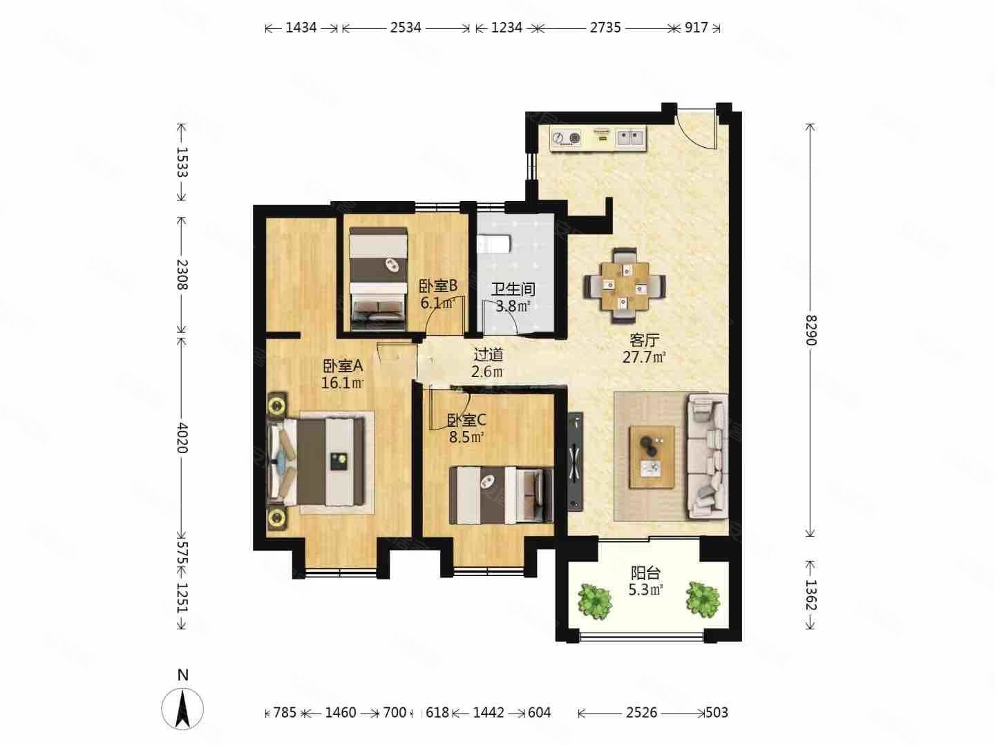 龙湖春江郦城(一期) 临地铁 楼龄新 满五 正南朝向