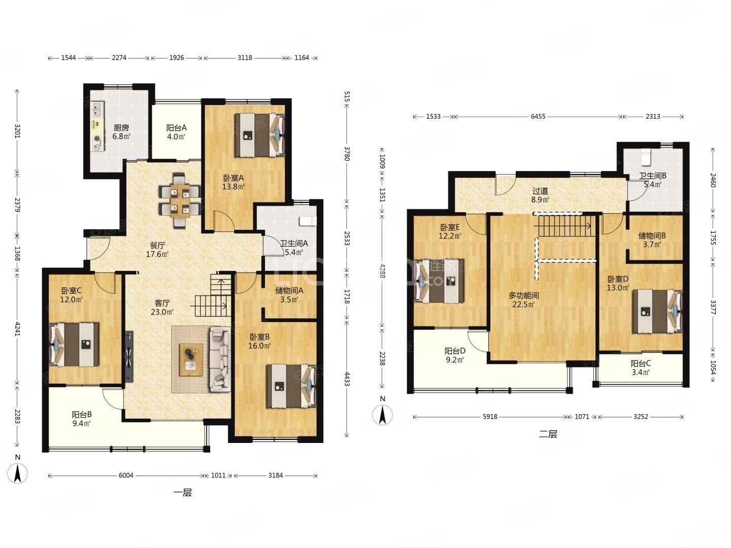 41中二环内,小高层跃层带平台,我有钥匙看房找我,小区环境好,泊爱蓝岛