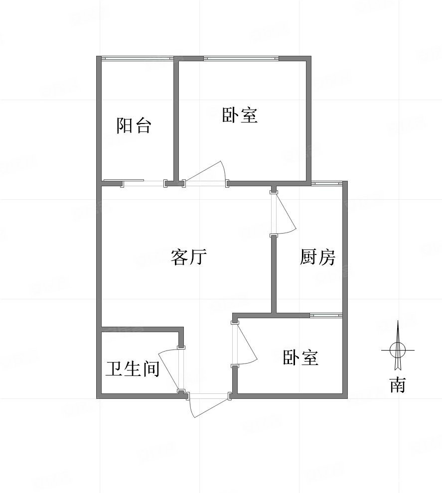 渝北区太阳园二房56万