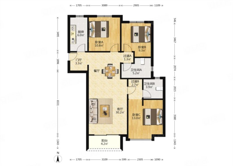 西安房产网>西安二手房>莲湖二手房>汉城路二手房>富力开远城f区>