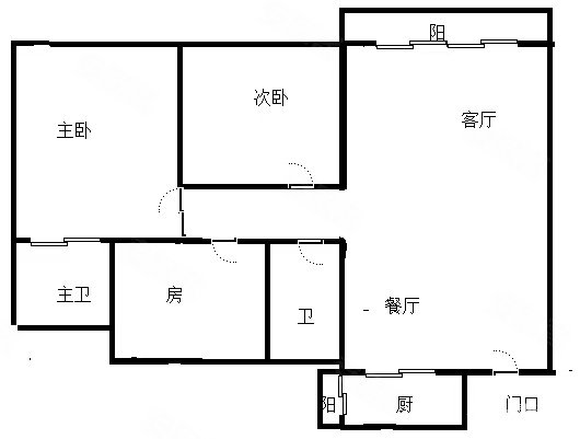 汇悦悦城3室2厅2卫102㎡南北69.8万