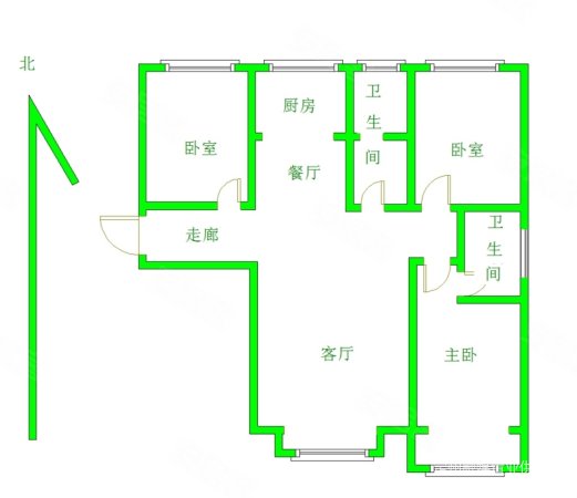 昱馨家园3室2厅2卫130㎡南北65万