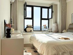 泰安岱岳粥店街道可短租免中介！高铁站抬脚到采光好紧邻爱琴海老街光彩拎包入住出租房源真实图片