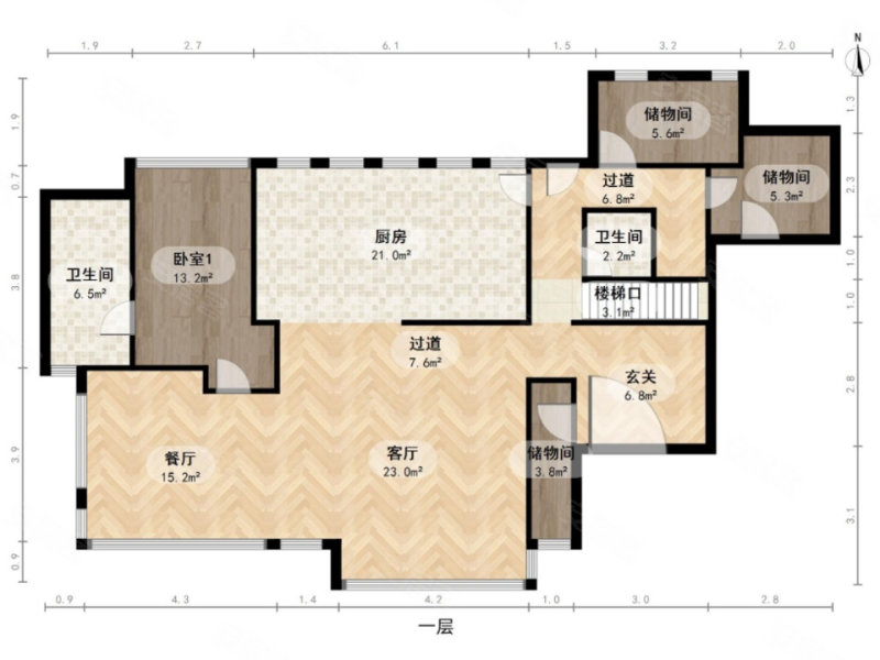 居礼别墅4室3厅4卫280.73㎡南北3080万