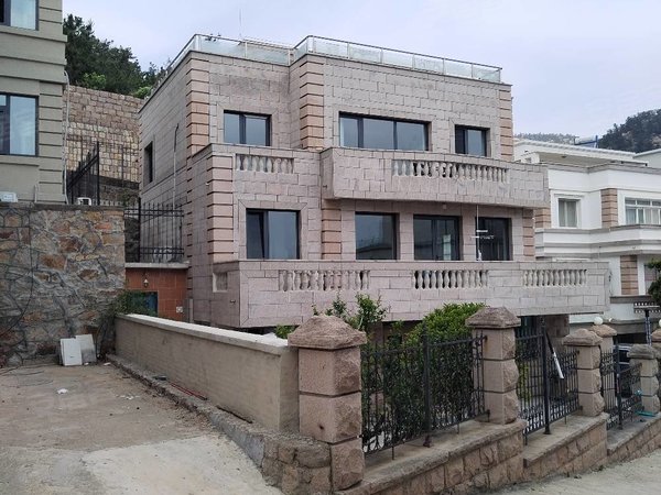 青岛崂山沙子口流清河村自建房沙子口西麦窑村,4层独栋别墅,海景房,带