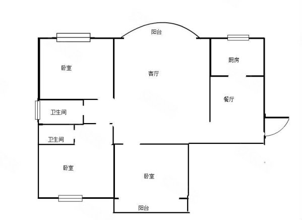 宇信凯旋城(宛城)3室2厅2卫133㎡南北110万