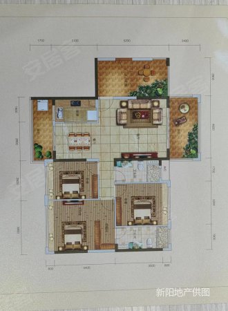 天宇城邦4室2厅2卫135㎡南北63.8万