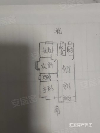 曹家村幸福佳苑3室2厅2卫145㎡南北86万