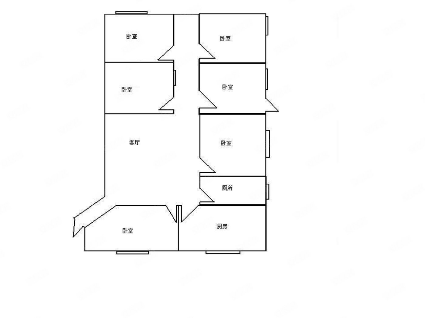 户型 户型图 平面图 1400_1050