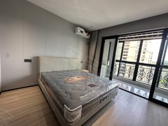 台州温岭城西轻奢风 银泰对面 京都御府 1室 朝南大阳台 一面衣柜出租房源真实图片