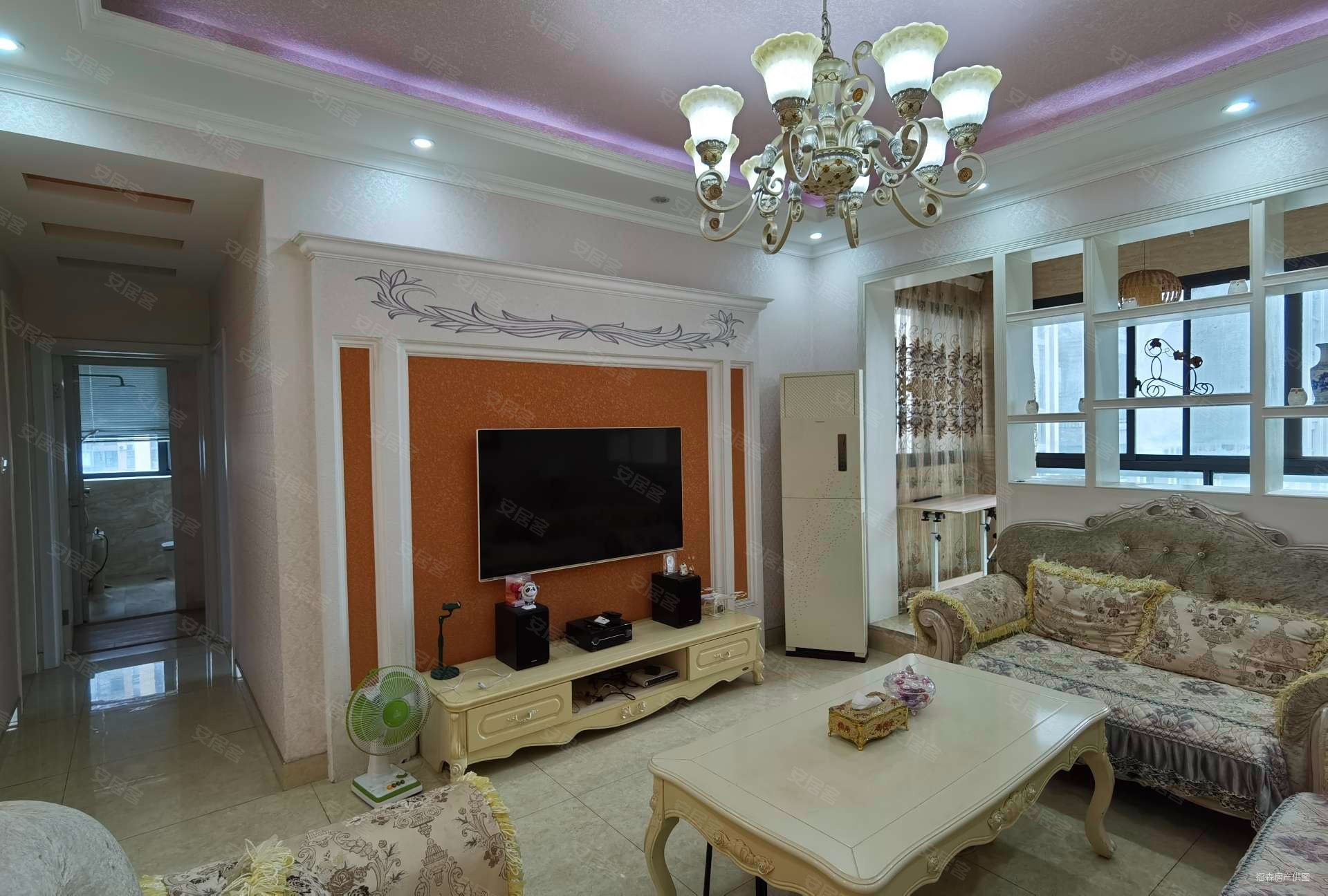 高新区市政府旁精装电梯三室拎包入住,长兴城西99号公馆二手房,85万,3