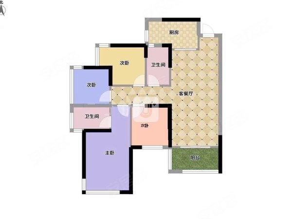 南宁青秀凤岭北荣和千千树近公园 荣和千千树 4室2厅2卫 家电齐全