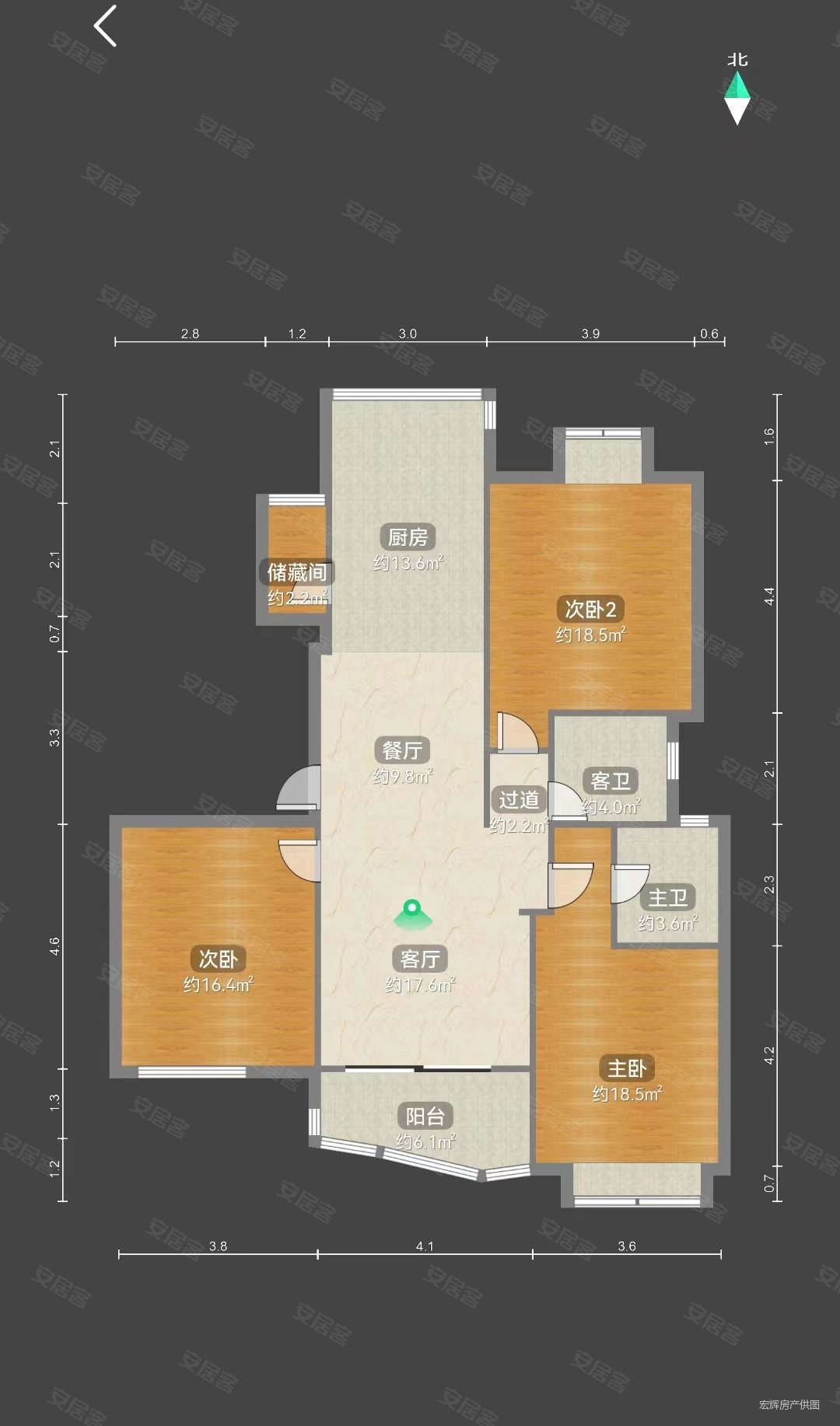 水韵华庭户型图图片