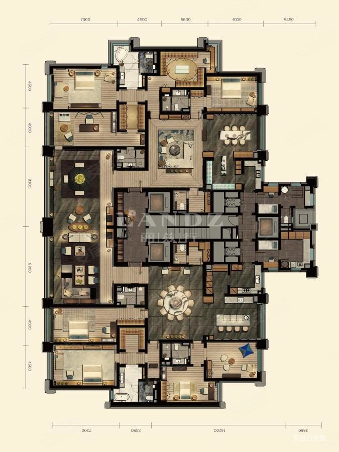合生霄云路8号7室4厅5卫900㎡南北16100万