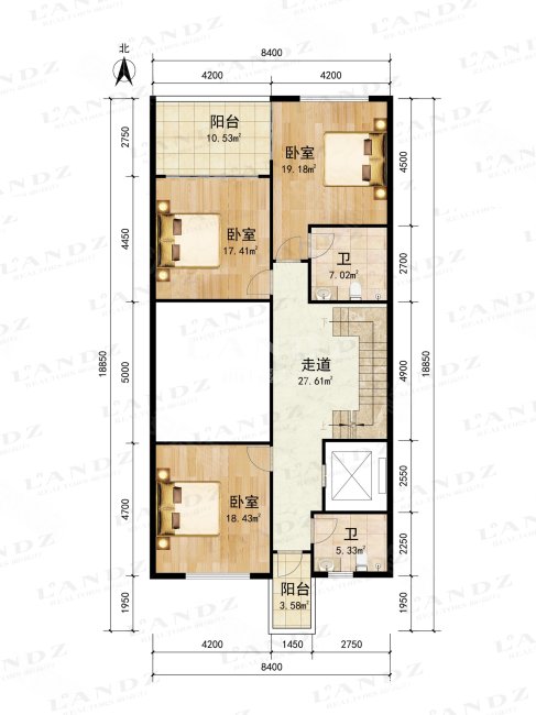 星河丹堤(别墅)5室4厅5卫256.3㎡南北2500万