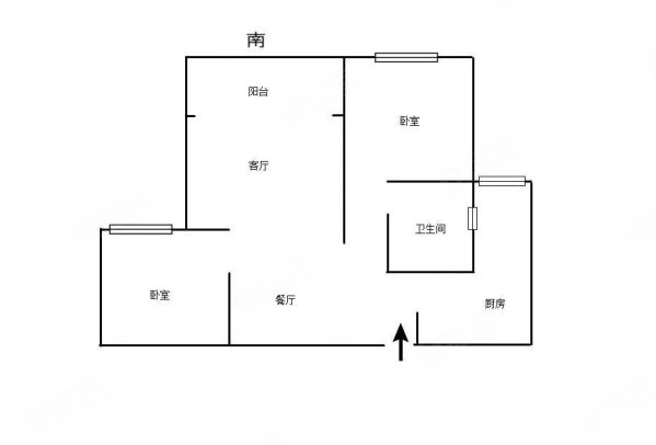 时代广场精装两室 繁华地段 楼下就是永辉超市 停车方便,潼南时代广场