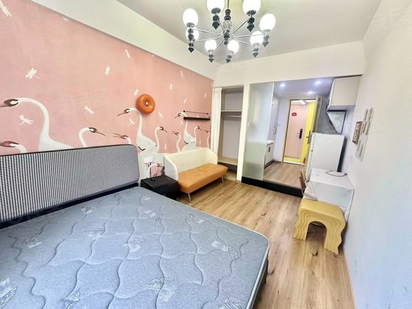 南京秦淮新街口大杨村31号商务楼新街口单室套 大杨村常府街 押一付一 独卫厨 押一付一可短租出租房源真实图片