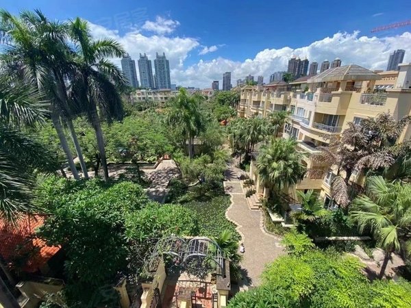 广州越秀二沙岛新世界棕榈园二沙岛棕榈园,一楼带私家花园小两房,小区