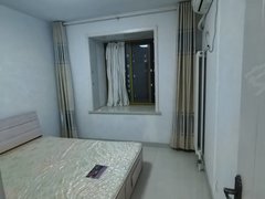 潍坊高新区智谷学校呼叫中心 栋盛苑 世贸中心干净2室 家具家电齐全 空调2台出租房源真实图片