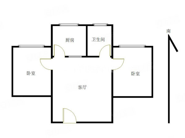 农大西区家属院2室1厅1卫65.26㎡南140万