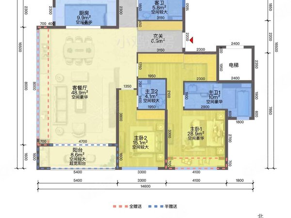 杭州绿城桂冠东方户型图片