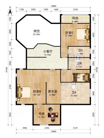 长岛澜桥4室4厅6卫566㎡东7999万