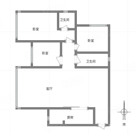 中交锦悦御蓝湾3室2厅2卫100.35㎡南北123万