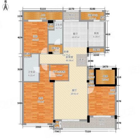 檀香小区3室2厅1卫114㎡南北135万