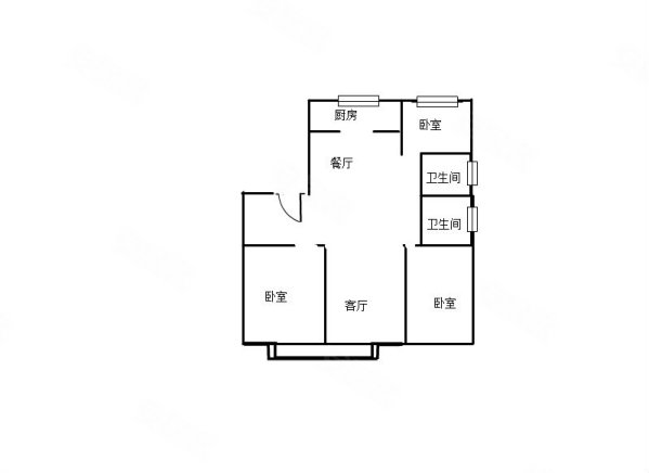 塔埠栋盛苑3室2厅2卫133㎡南北88万