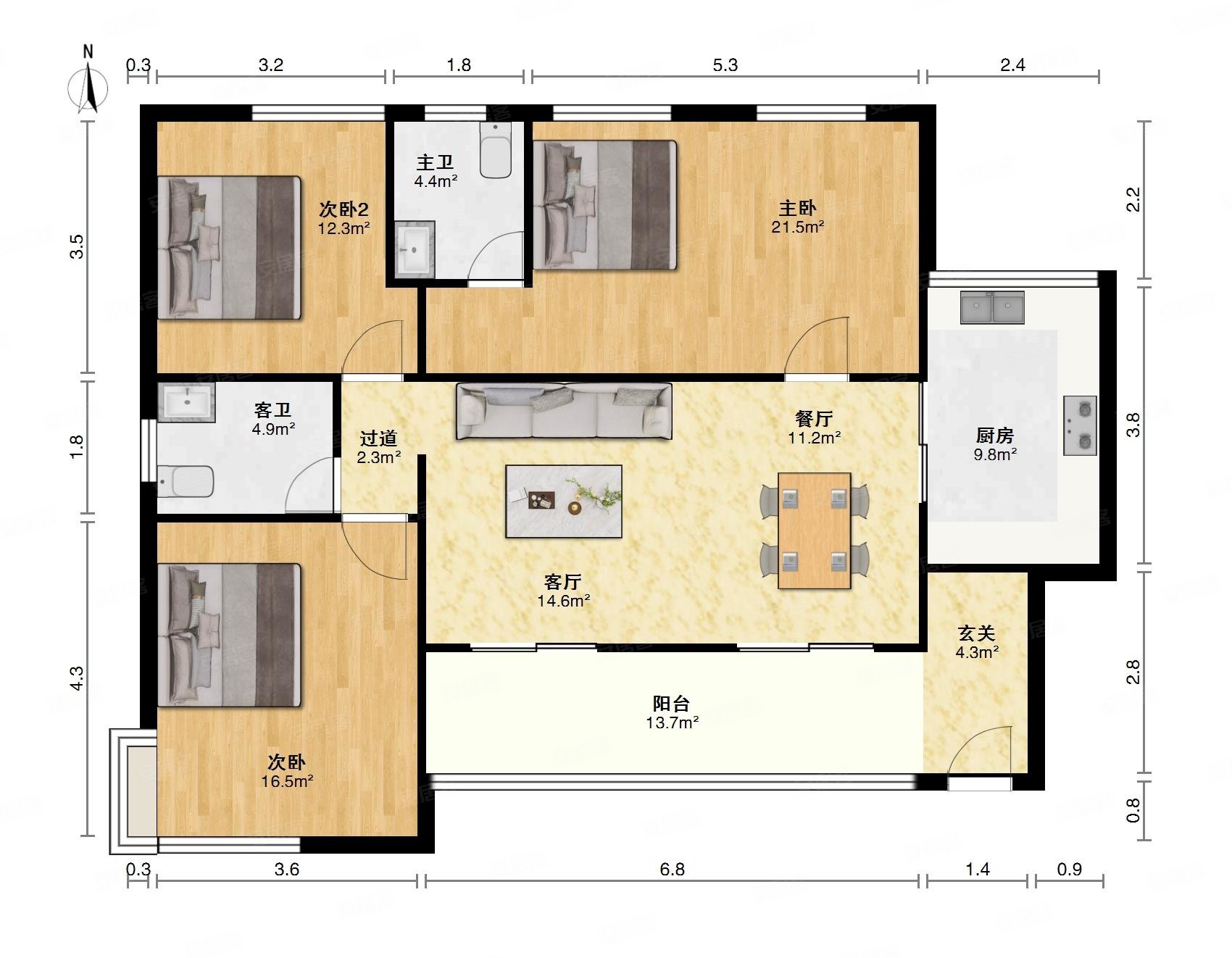 清江山水2.2期 不临铁路 好楼层 随时看房 业主置换 急售