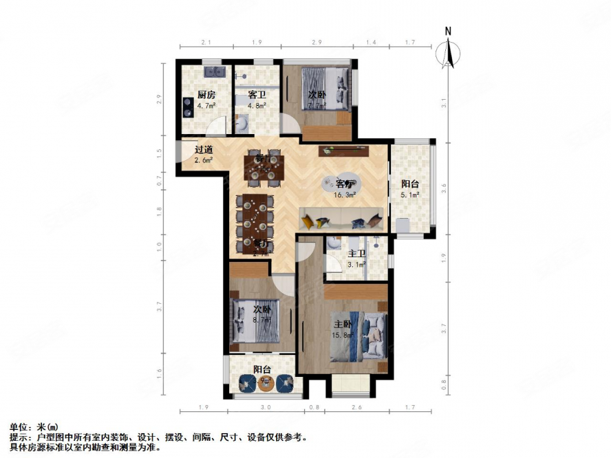 宿迁恒大悦澜湾户型图图片