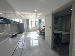 梅河口城区市中心富地和院公寓，有空调现代风装修，收纳柜多屋里家具家电齐全出租房源真实图片